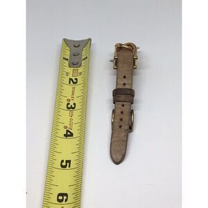 Fossil Genuine Leather Bracelet Watch 2 Piece Full Band 12mm W/ Pins A724